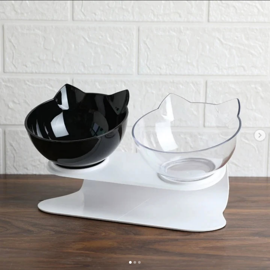 Gamelle double surélevée pour chien – Design moderne et ergonomique